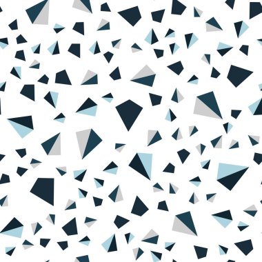 Koyu mavi çizgiler, üçgenler ile kesintisiz, izometrik düzeni vektör. Üçgenler ile soyut tarzda dekoratif tasarım. Kartvizit, Web siteleri için şablon.