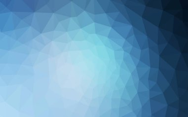 Açık BLUE vektörü soyut çokgen arkaplan. Gradyanı olan üçgen geometrik örnek. Cep telefonunun arka planının şablonu.
