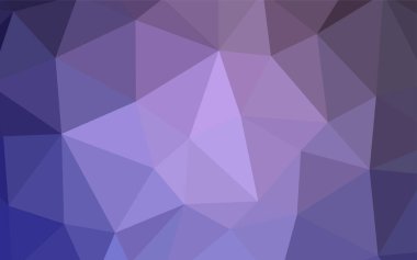 Hafif mor vektör poligonal arka plan. Üçgenler ile renkli soyut resimde. İşiniz için en iyi üçgen tasarım.