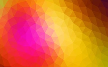 Üçgen zemin parlayan koyu çok renkli vektör. Tamamen yeni bir renk illüstrasyon poligonal bir tarzda. Desen için bir marka kitabın zemin.