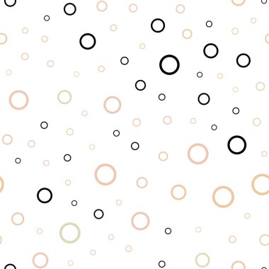 Açık yeşil, sarı vektör sorunsuz şablon daireler ile. Bulanık damla Glitter soyut Illustration yağmur. Reklam, poster, afiş, Web sitenizin için yeni tasarım.