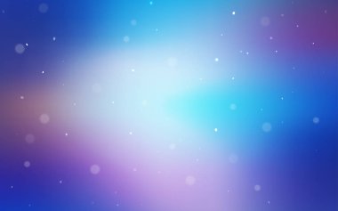 Pembe ışık, vektör küreler desenle mavi. Modern Soyut illüstrasyon renkli su ile bırakır. Reklam, poster, afiş, Web sitenizin için yeni tasarım.