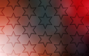 Açık yeşil, kırmızı vektör doku güzel yıldız ile. Dekoratif illüstrasyon soyut şablonundaki yıldız ile. Şablon Satıyoruz telefon arka planları için.