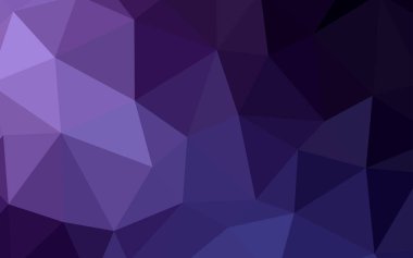 Koyu mor vektör Çokgen soyut düzeni. Glitter soyut resim zarif bir üçgen ile. Tasarımınız için üçgen desen.