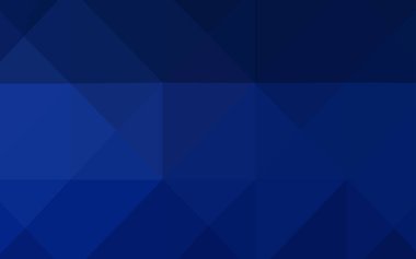 Koyu mavi parlayan üçgen zemin vektör. Tamamen yeni bir renk illüstrasyon poligonal bir tarzda. Tasarımınız için yeni bir doku.