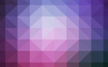 Mor ışık, vektör Çokgen zemin pembe. Gradyan ile poligonal soyut resim. Cep telefonu arka plan için şablon.