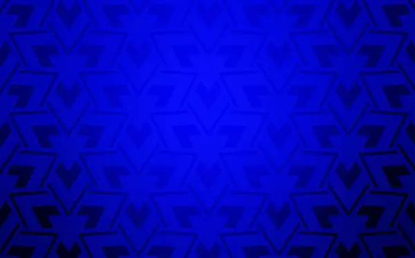 Diseño Vectorial Azul Claro Con Líneas Triángulos Ilustración Abstracta Brillante — Vector de stock