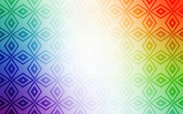 Modèle Vectoriel Multicolore Clair Dans Style Carré Illustration Abstraite Gradient — Image vectorielle