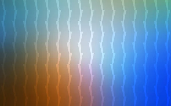 Bleu Clair Couverture Vectorielle Jaune Avec Des Rayures Fines Illustration — Image vectorielle