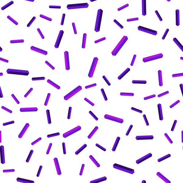 Luz Púrpura Vector Sin Costura Diseño Isométrico Con Líneas Planas — Archivo Imágenes Vectoriales