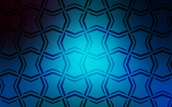 Modèle Vectoriel Bleu Clair Avec Des Lignes Nettes Illustration Brillante — Image vectorielle