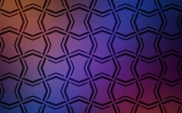 Bleu Clair Couverture Vectorielle Rouge Rayures Fines Illustration Brillante Décorative — Image vectorielle