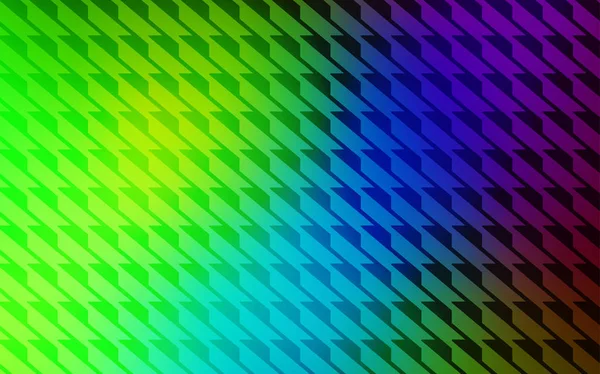 Modèle Vectoriel Multicolore Foncé Avec Des Bâtons Répétés Illustration Colorée — Image vectorielle