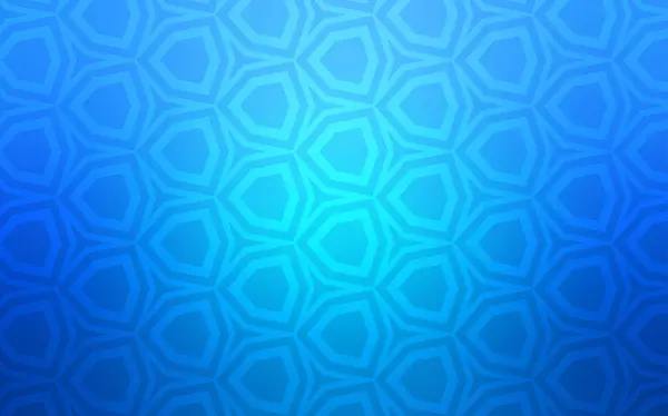 Textura Vetorial Azul Claro Com Hexágonos Coloridos Ilustração Hexágonos Coloridos — Vetor de Stock