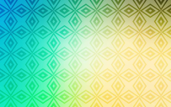 Синий Зеленый Векторный Фон Прямоугольниками Иллюстрация Набором Красочных Прямоугольников Современный — стоковый вектор