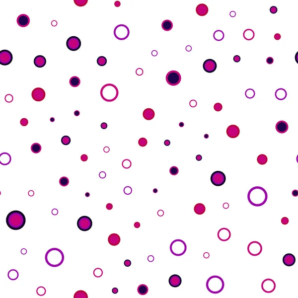 Tmavě Růžová Modrá Vektorové Bezešvé Pozadí Bublinkami Moderní Abstraktní Obrázek — Stockový vektor