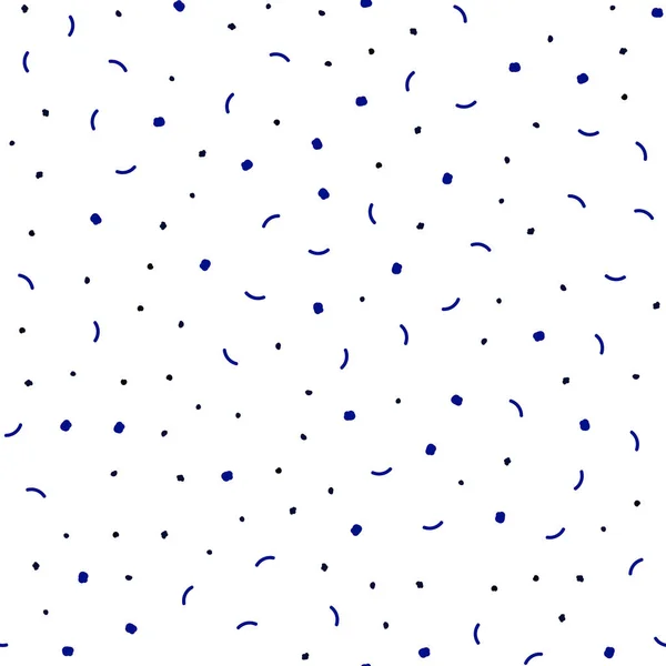 Donkere Multicolor Vector Naadloze Achtergrond Met Bubbels Lijnen Illustratie Met — Stockvector