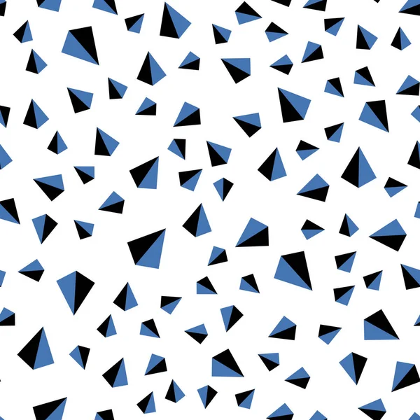 Vecteur Bleu Clair Motif Isométrique Sans Couture Avec Style Polygonal — Image vectorielle