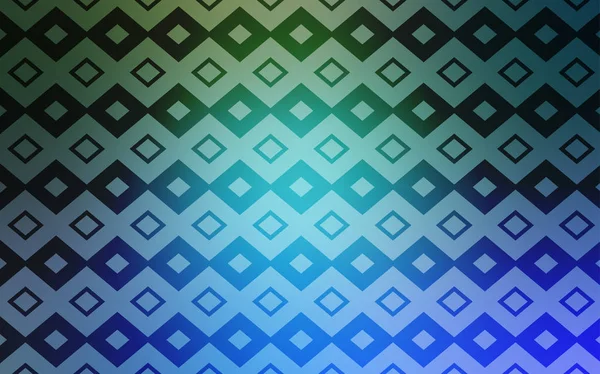 Azul Claro Cubierta Vectorial Verde Estilo Poligonal Ilustración Abstracta Brillante — Vector de stock