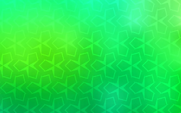 Светло Зеленый Векторный Чехол Полигональном Стиле Современная Абстрактная Иллюстрация Красочными — стоковый вектор