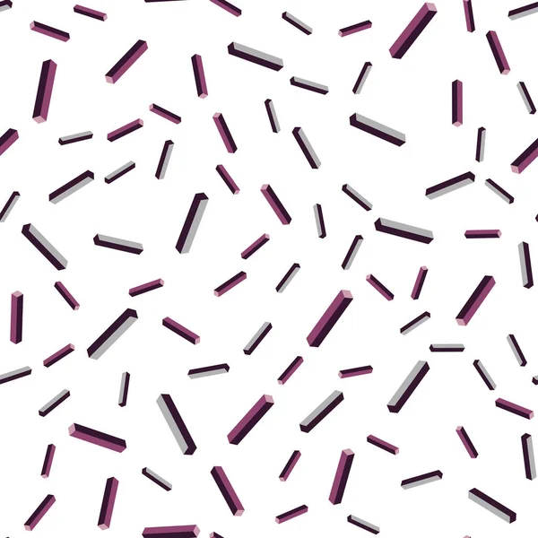 Темно Фиолетовый Розовый Бесшовный Изометрический Фон Прямыми Линиями Линии Размытом — стоковый вектор