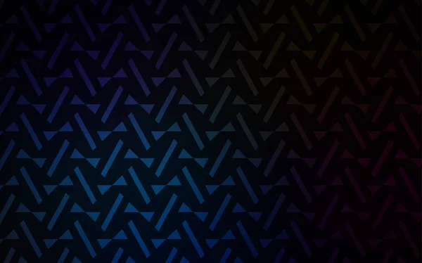 Sötét Kék Vektor Mintázat Sokszögű Stílussal Csillogó Absztrakt Illusztráció Háromszög — Stock Vector