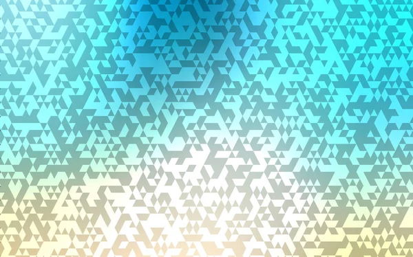 Lichtblauw Gele Vector Patroon Veelhoekige Stijl Illustratie Met Set Van — Stockvector