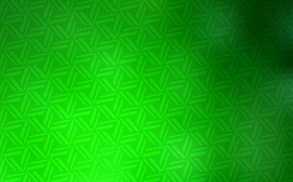 Hellgrüne Vektorhülle Polygonalen Stil Abstrakte Gradienten Illustration Mit Dreiecken Muster — Stockvektor