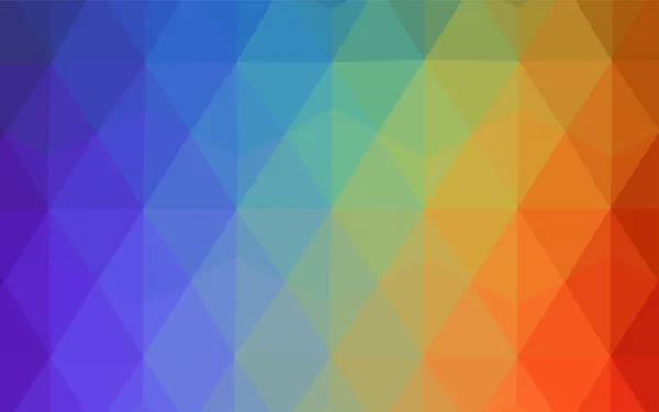 Ljus Multicolor Vektor Gradient Trianglar Mall Eleganta Ljusa Polygonal Illustration — Stock vektor