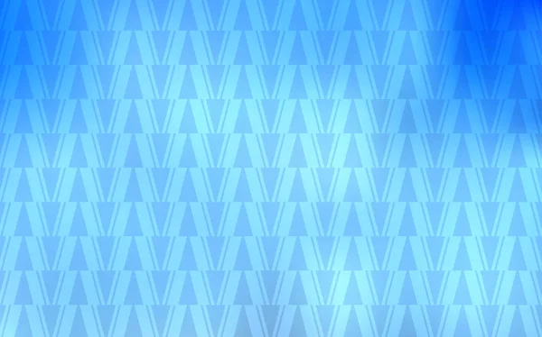ライン 三角形のライトブルーのベクトルレイアウト 三角形の抽象的なスタイルで装飾的なデザイン 小冊子やチラシの模様 — ストックベクタ