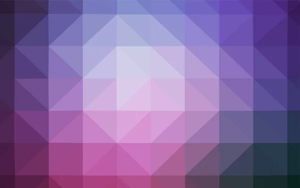 Hellviolette Rosa Vektorpolygon Abstrakten Hintergrund Polygonale Abstrakte Illustration Mit Farbverlauf — Stockvektor