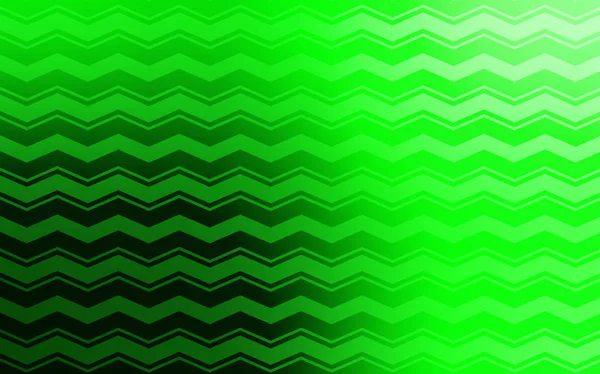 Hellgrünes Vektormuster Mit Scharfen Linien Leuchtende Farbige Illustration Mit Scharfen — Stockvektor