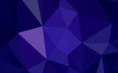 Koyu mavi vektör soyut mozaik zemin. Gradyan ile Origami tarzında yaratıcı geometrik şekil. Web siteniz için yeni bir doku.