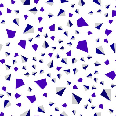 Koyu pembe, mavi kristalleri, üçgenler kesintisiz, izometrik şablonuyla vektör. Üçgenler ile soyut degrade illüstrasyon. Desen için modaya uygun Kumaş, duvar kağıtları.