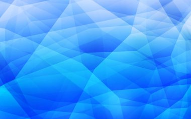 Hafif mavi vektör soyut mozaik arka plan. Gradyan ile zarif parlak poligonal illüstrasyon. İşiniz için yeni tasarım.