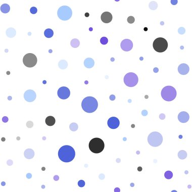 Açık mavi, kırmızı vektör sorunsuz şablon daireler ile. Modern Soyut illüstrasyon renkli su ile bırakır. Duvar kağıdı, kumaş üreticileri için modaya uygun bir tasarım.