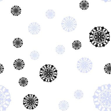 Hafif mor vektör güzel kar taneleri ile sorunsuz kapak. Parlayan illüstrasyon kar Noel tarzı ile renkli. Duvar kağıdı, kumaş üreticileri için modaya uygun bir tasarım.