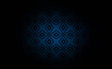 Çizgileri ve dikdörtgenleri olan koyu mavi vektör düzeni. Dikdörtgenleri ve kareleri olan güzel bir çizim. Reklamlar için desen.