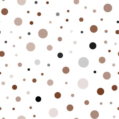 Koyu turuncu vektör kabarcıkları ile sorunsuz arka plan. İllüstrasyon renkli soyut daireler parlayan ayarlanmış. Kartvizit, Web siteleri için şablon.