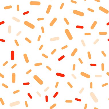 Düz çizgili ışık turuncu vektör sorunsuz düzeni. Modern geometrik soyut illüstrasyon hatları ile. Akıllı tasarım, iş reklam için.