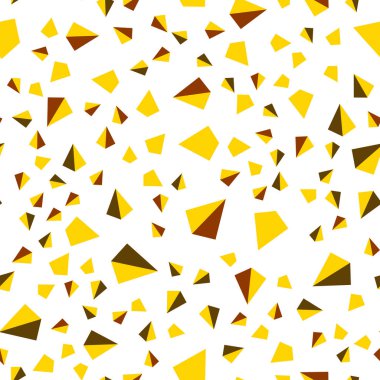 Koyu yeşil, sarı çizgiler, üçgenler ile kesintisiz, izometrik düzeni vektör. Üçgenler ile soyut degrade illüstrasyon. Tasarım için duvar kağıdı, kumaş üreticileri.