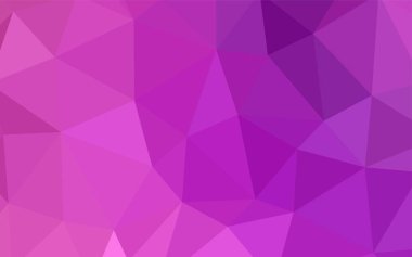 Mor ışık, vektör Çokgen soyut düzen pembe. Noktalı resim stili üçgenler ile yaratıcı çizimde. Senin arka plan için dokulu deseni.