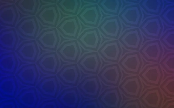 Azul Claro Textura Vectorial Roja Con Hexágonos Colores Hexagones Coloridos — Archivo Imágenes Vectoriales