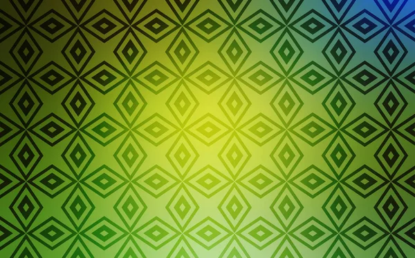 Светло Зеленая Желтая Векторная Текстура Прямоугольном Стиле Абстрактная Градиентная Иллюстрация — стоковый вектор