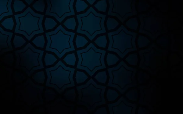 Темний Blue Векторна Обкладинка Маленькими Великими Зірками Блискучі Кольорові Ілюстрації — стоковий вектор