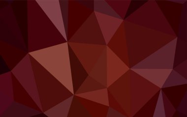 Koyu kırmızı vektör soyut poligonal şablonu. Renkli resimde gradyan ile poligonal tarzı. Cep telefonu arka plan için şablon.