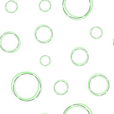 Işık yeşil vektör sorunsuz zemin noktalar ile. Soyut illüstrasyon renkli baloncuklar doğa tarzı ile. Tasarım için duvar kağıdı, kumaş üreticileri.