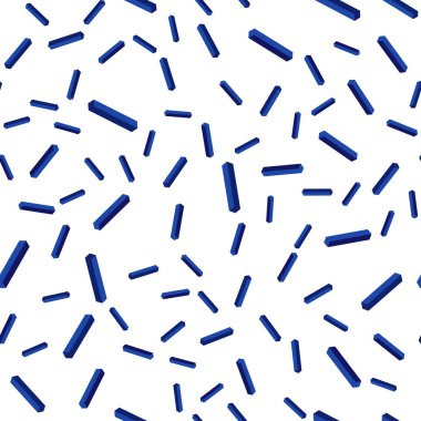 Koyu mavi vektör kesintisiz, izometrik şablonu tekrar tekrar sopa ile. Modern geometrik soyut illüstrasyon hatları ile. Tasarım için duvar kağıdı, kumaş üreticileri.