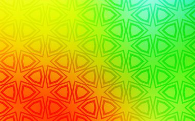 Güzel yıldız ile çok renkli vektör doku ışık. Yıldız ile basit tarzda bulanık dekoratif tasarım. Web siteleri, açılış sayfaları için desen.