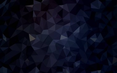 Koyu gri vektör üçgen mozaik doku. Üçgenler ile modern soyut resim. Cep telefonu arka plan için şablon.